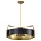Nuvo Altos 5-Light Large Pendant Matte Black and Natural Brass 60/7844 - alternate 7